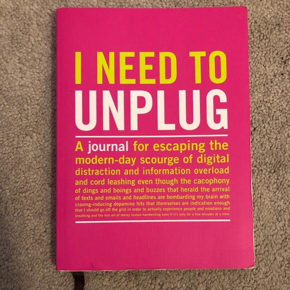 Knock Knock Other - I need to unplug book/journal